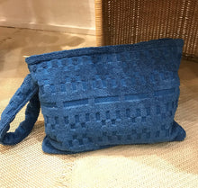 Load image into Gallery viewer, PLAGA HERRINGBONE TOWELING CLUTCH