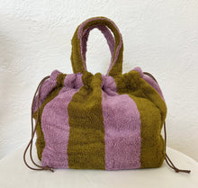 Load image into Gallery viewer, ISABELLA REDWOOD STRIPE MINI TOTE
