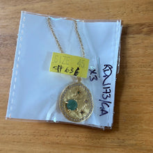 Load image into Gallery viewer, FLORENCE PENDANT Green Adventurine necklace- RUBYTEVA
