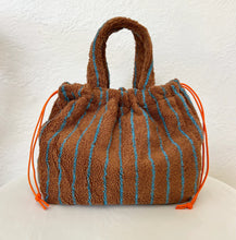 Load image into Gallery viewer, ISABELLA REDWOOD STRIPE MINI TOTE
