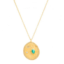 Load image into Gallery viewer, FLORENCE PENDANT Green Adventurine necklace- RUBYTEVA
