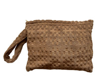 Load image into Gallery viewer, PLAGA HERRINGBONE TOWELING CLUTCH
