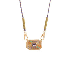 Load image into Gallery viewer, VINTAGE SQUARE TAROT NECKLACE
