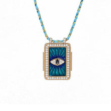 Load image into Gallery viewer, VINTAGE SQUARE TAROT NECKLACE

