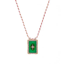 Load image into Gallery viewer, VINTAGE SQUARE TAROT NECKLACE
