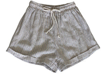 Load image into Gallery viewer, LINEN STRIPES KIDS SHORT
