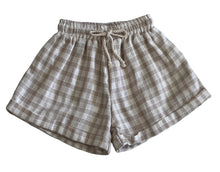 Load image into Gallery viewer, LINEN STRIPES KIDS SHORT
