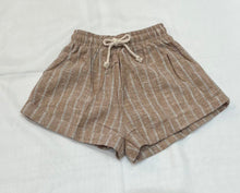 Load image into Gallery viewer, LINEN STRIPES KIDS SHORT
