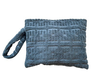 Load image into Gallery viewer, PLAGA HERRINGBONE TOWELING CLUTCH
